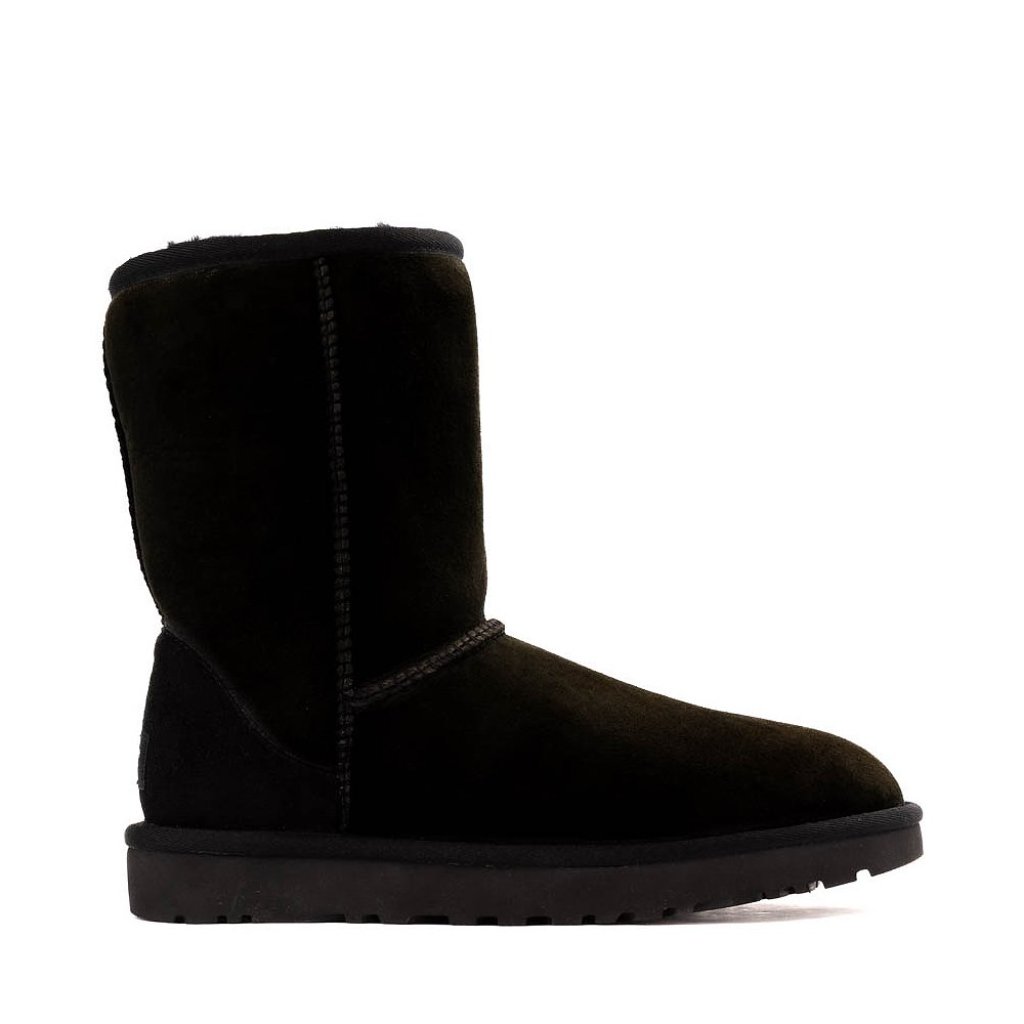 Womens Ugg Classic Short Ii Boot  Black